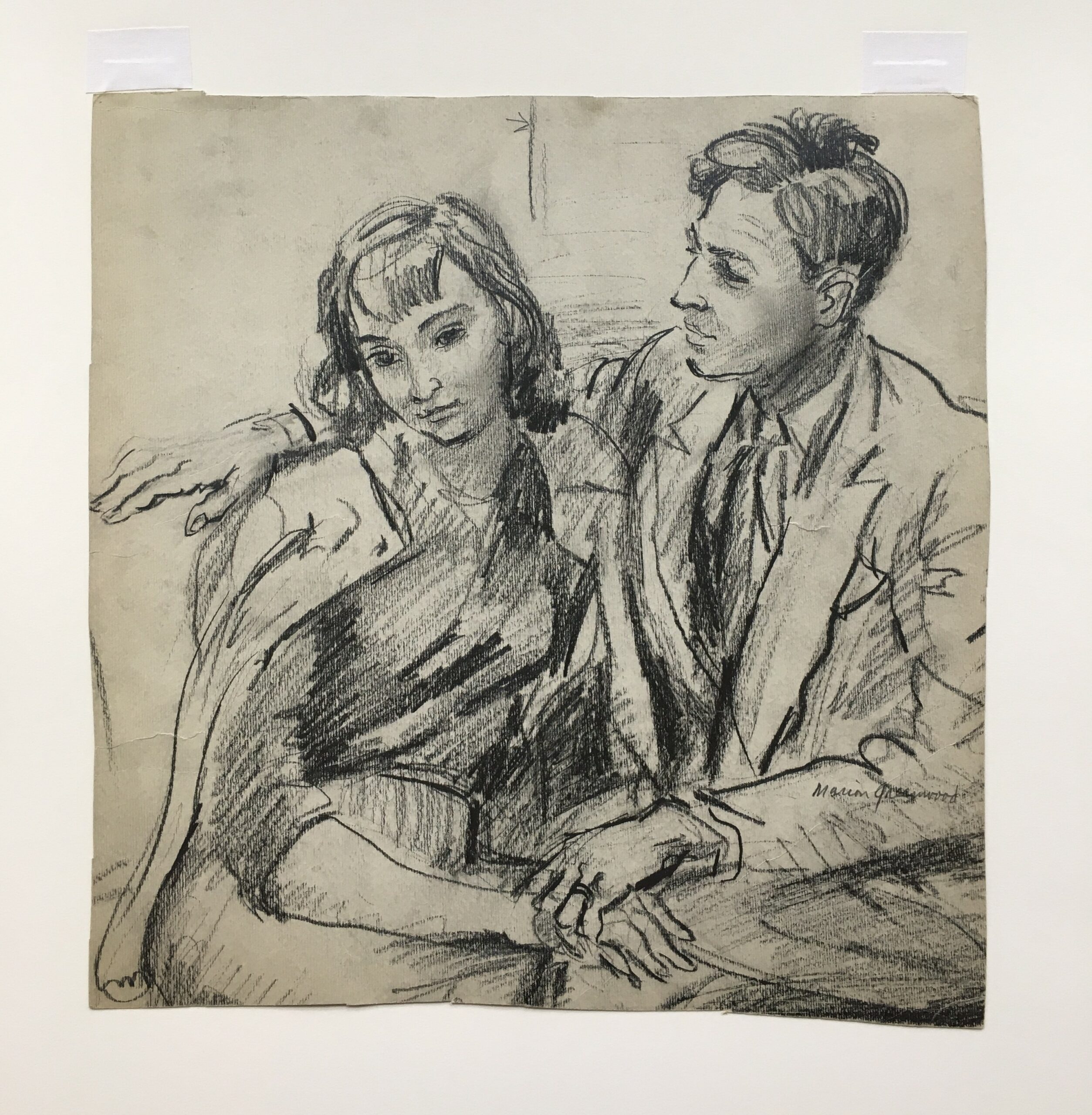 Portrait of a Couple by Marion Greenwood