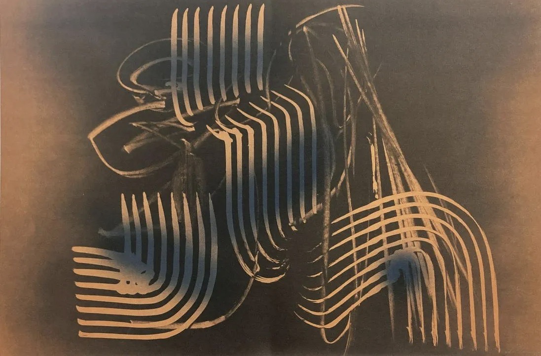 Lithograph V from Farandole by Hans Hartung