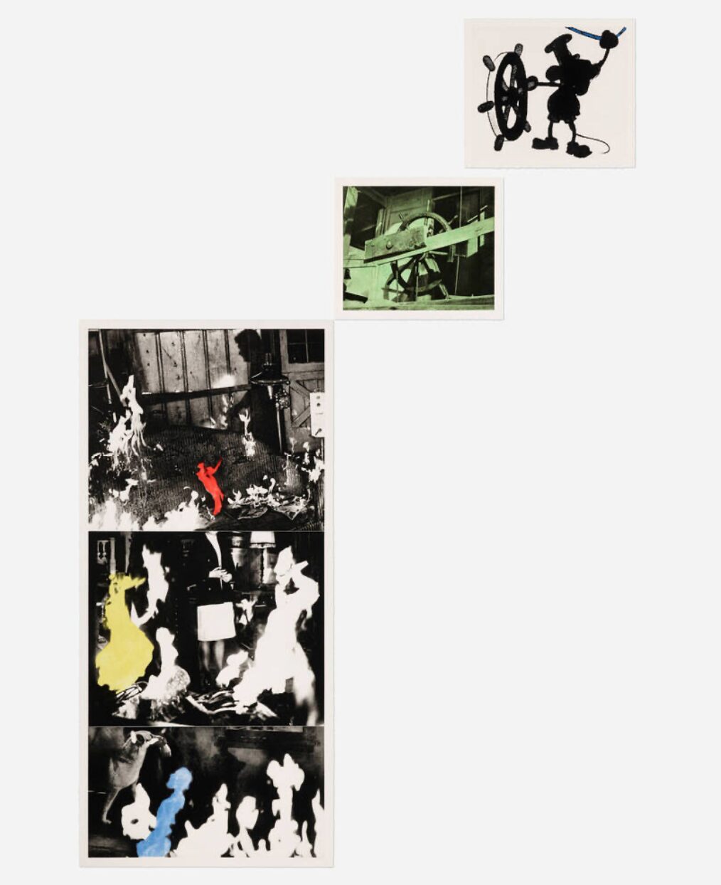 Helmsmen (With Various Fires) by John Baldessari