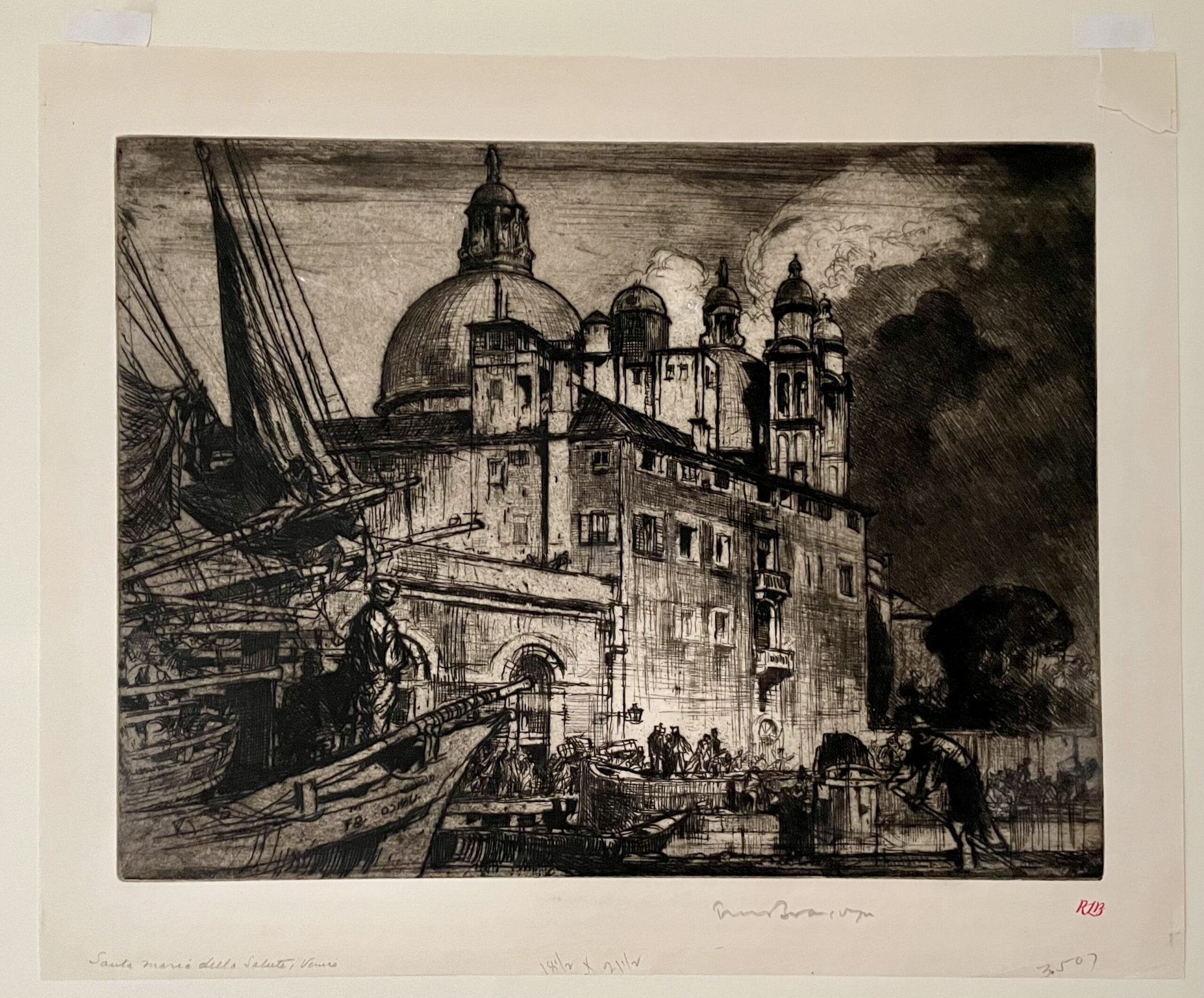 Santa Maria della Salute, Venice by Frank Brangwyn