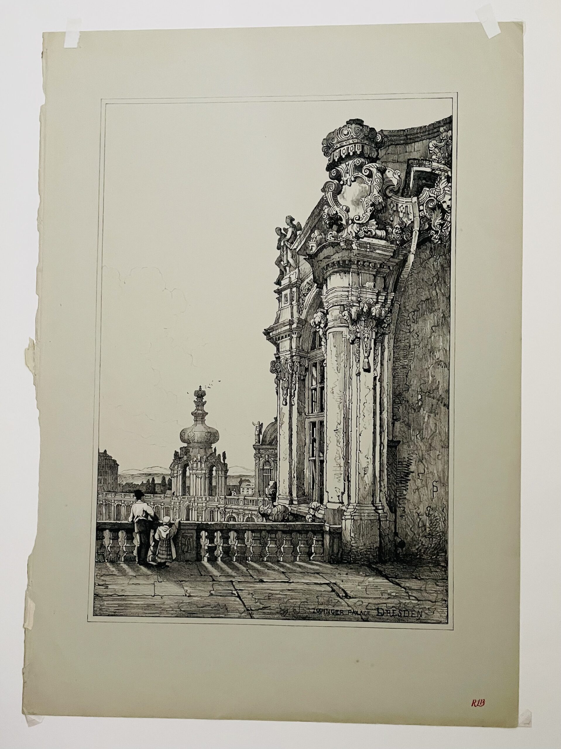 Zwinger Palace, Dresden by Samuel Prout