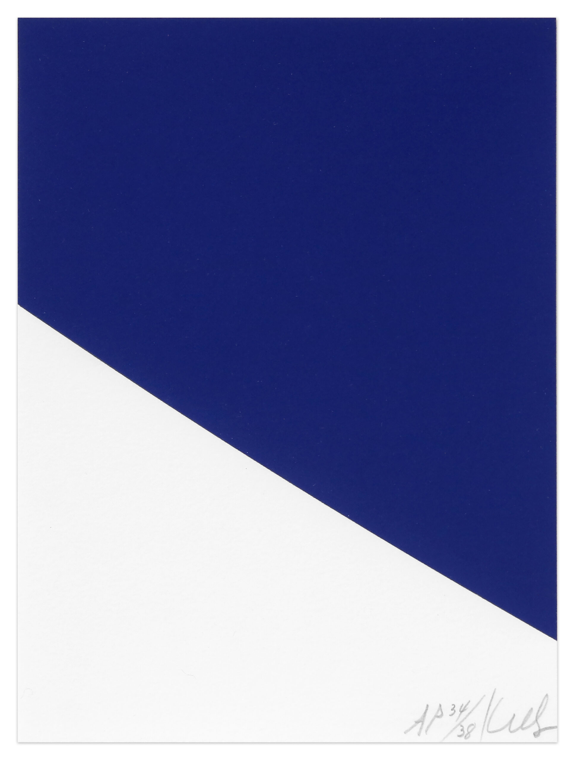 Blue Curve by Ellsworth Kelly