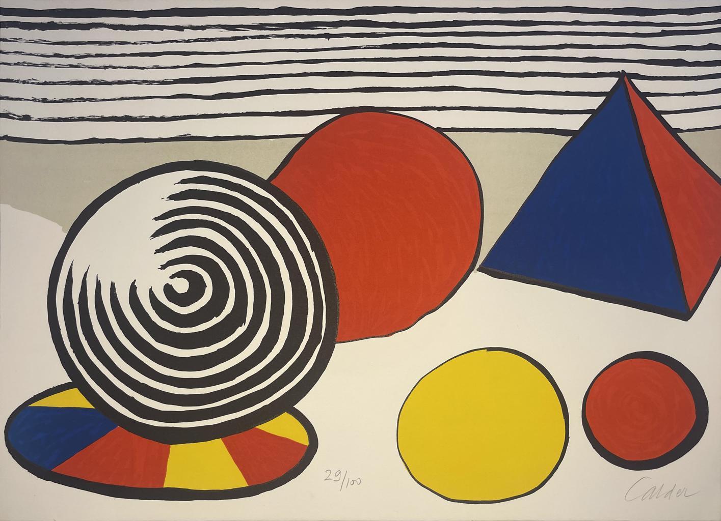 Le point de non retour / The Point of No Return from La Memoire Elementaire by Alexander Calder