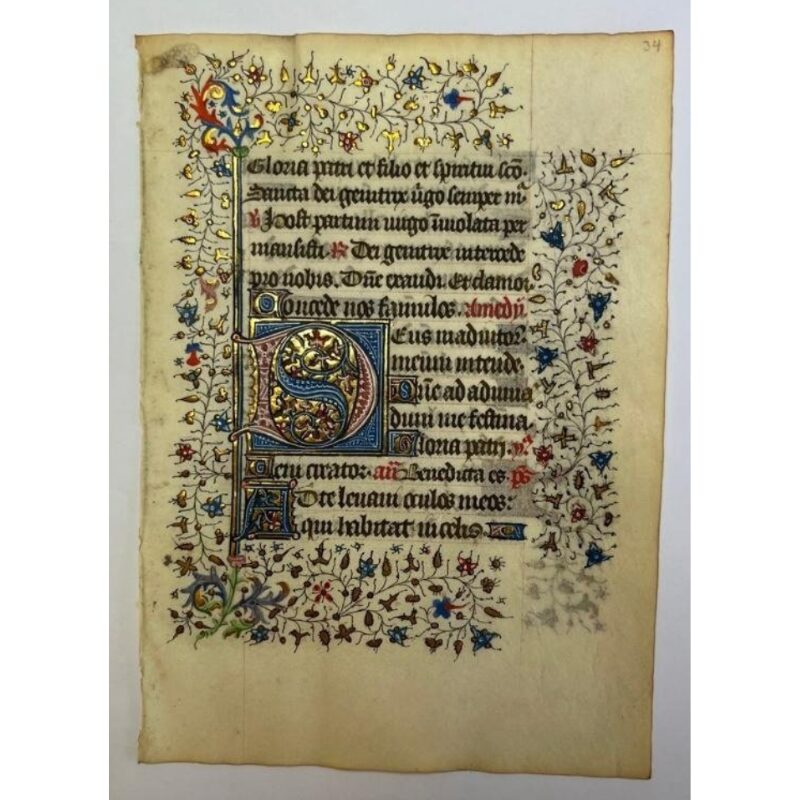 Leaf from a Book of Hours, c. 1430 by Boucicaut Master