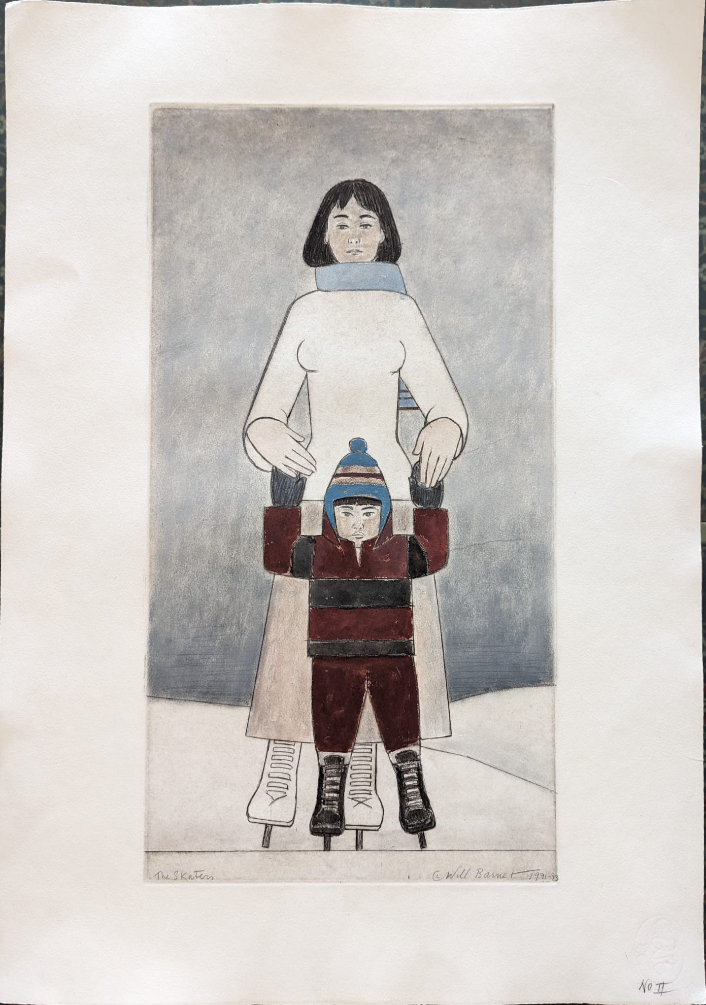 The Skaters by Will Barnet