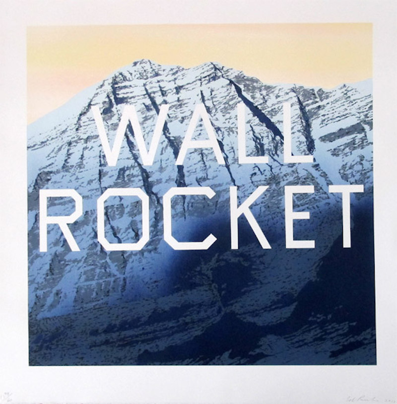 Wall Rocket by Ed Ruscha