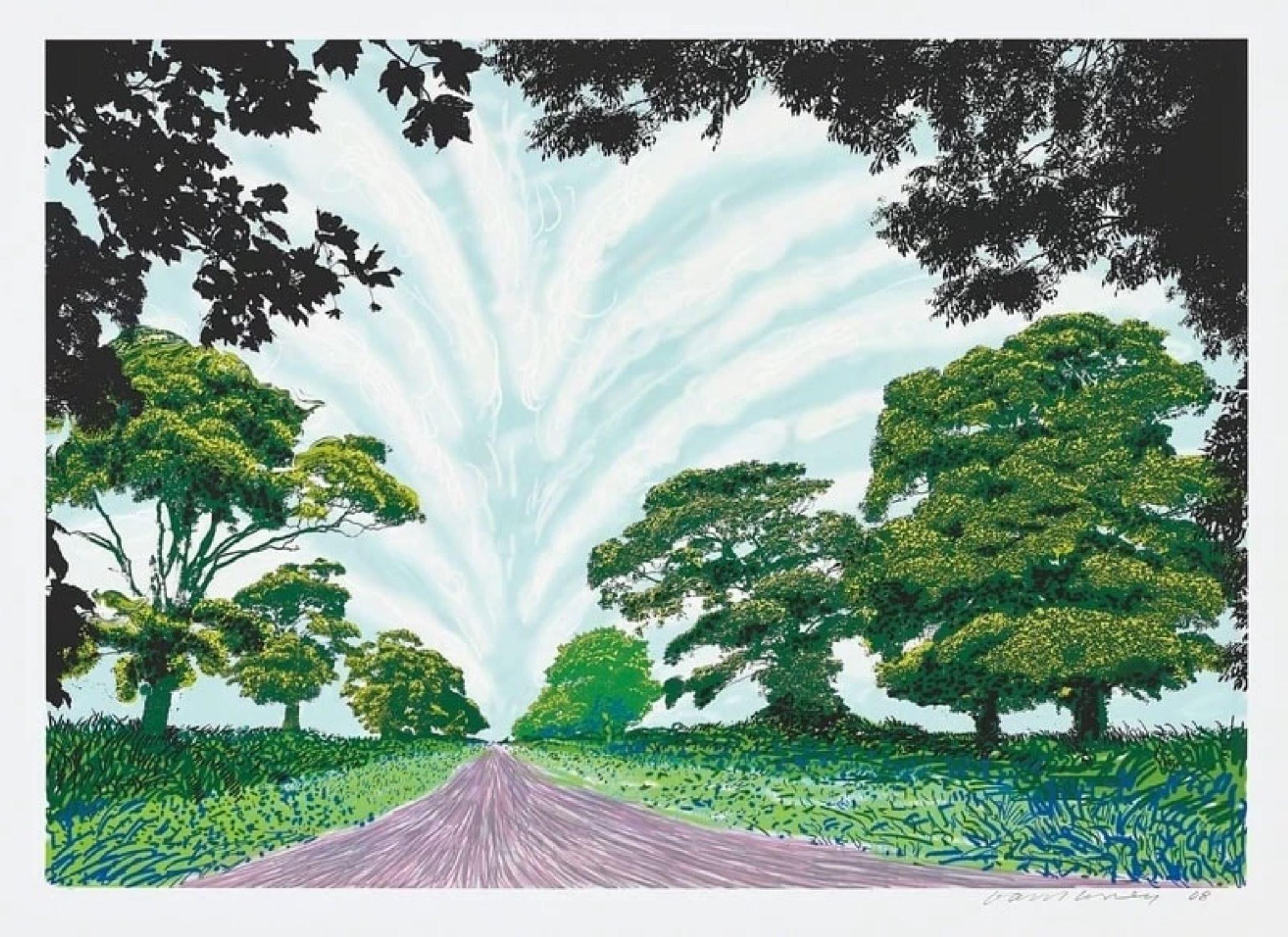 Summer Sky by David Hockney