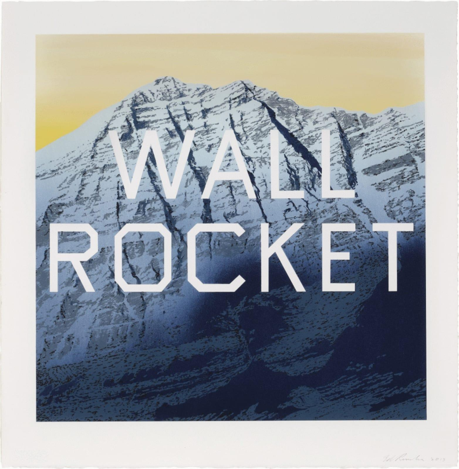 Wall Rocket by Ed Ruscha