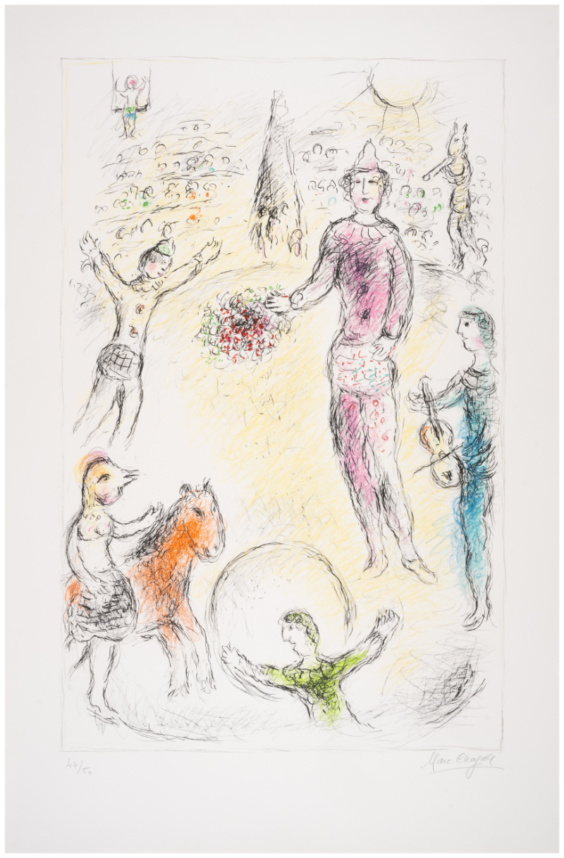 Les Clowns Musiciens by Marc Chagall