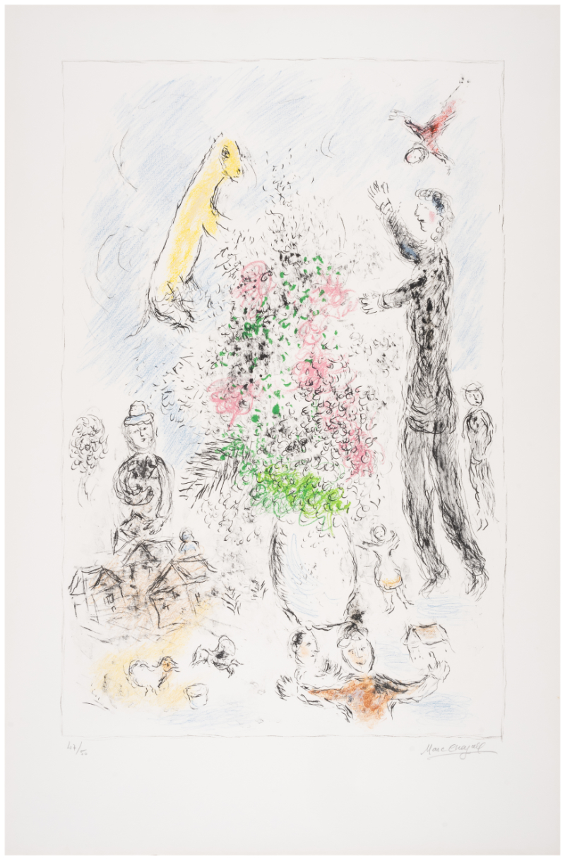 Les Lilas by Marc Chagall