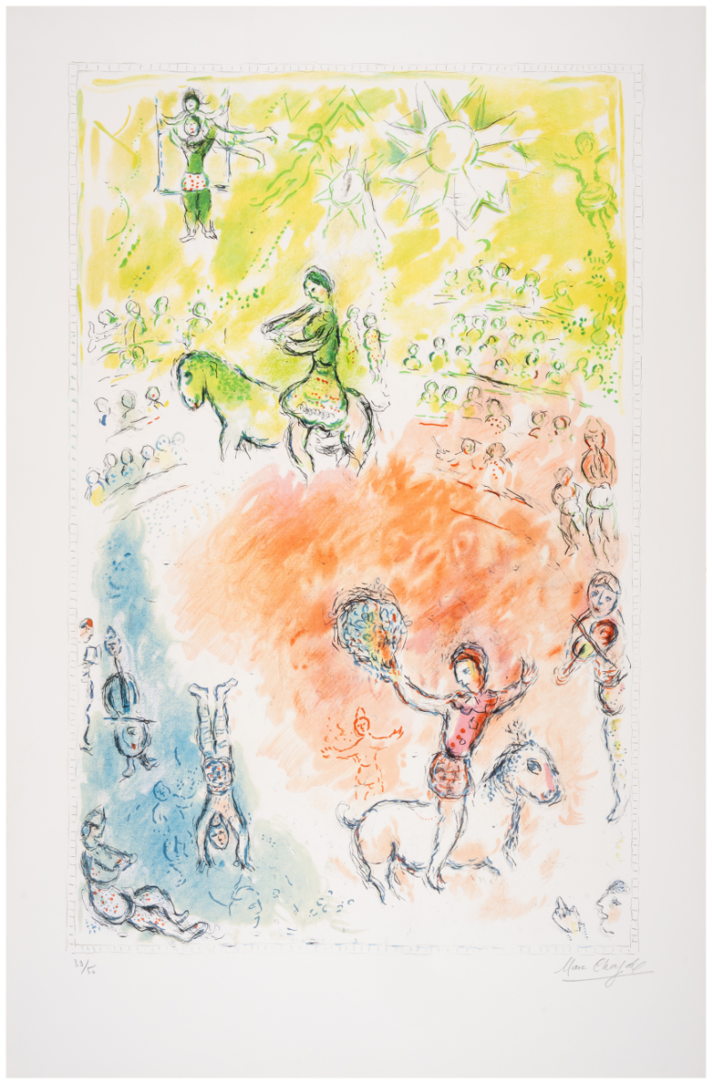 La Parade by Marc Chagall