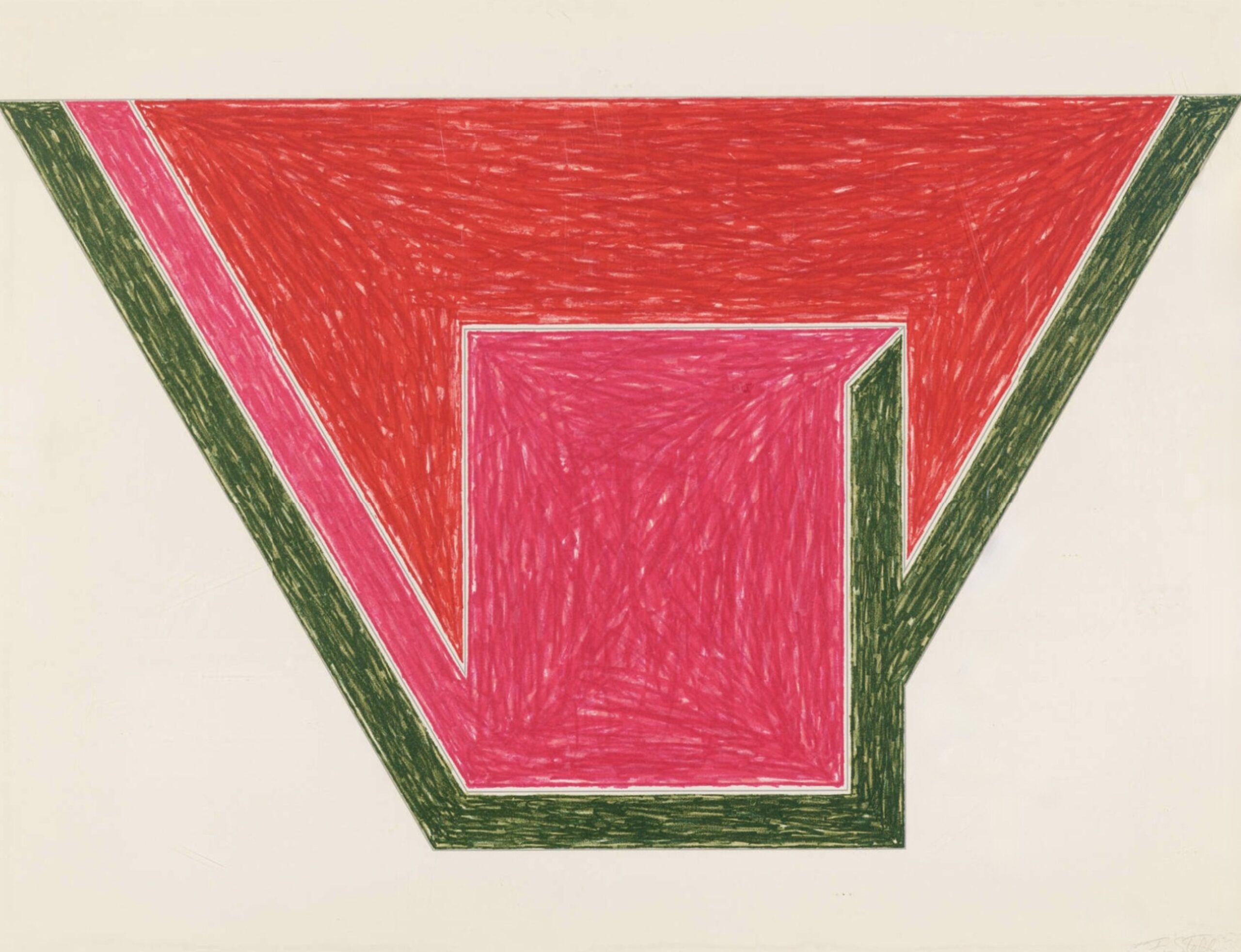 Union (from Eccentric Polygons) by Frank Stella