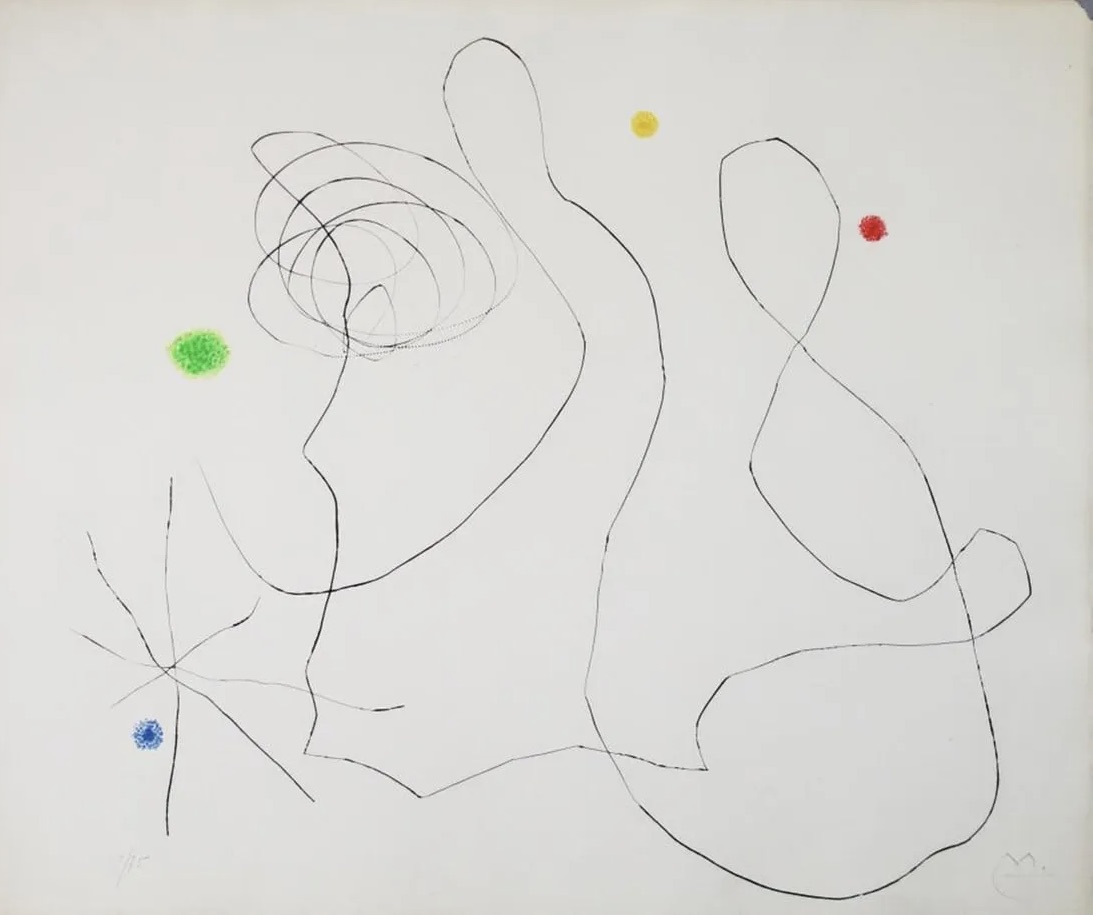 Untitled X (from Flux de l’Aimant) by Joan Miró