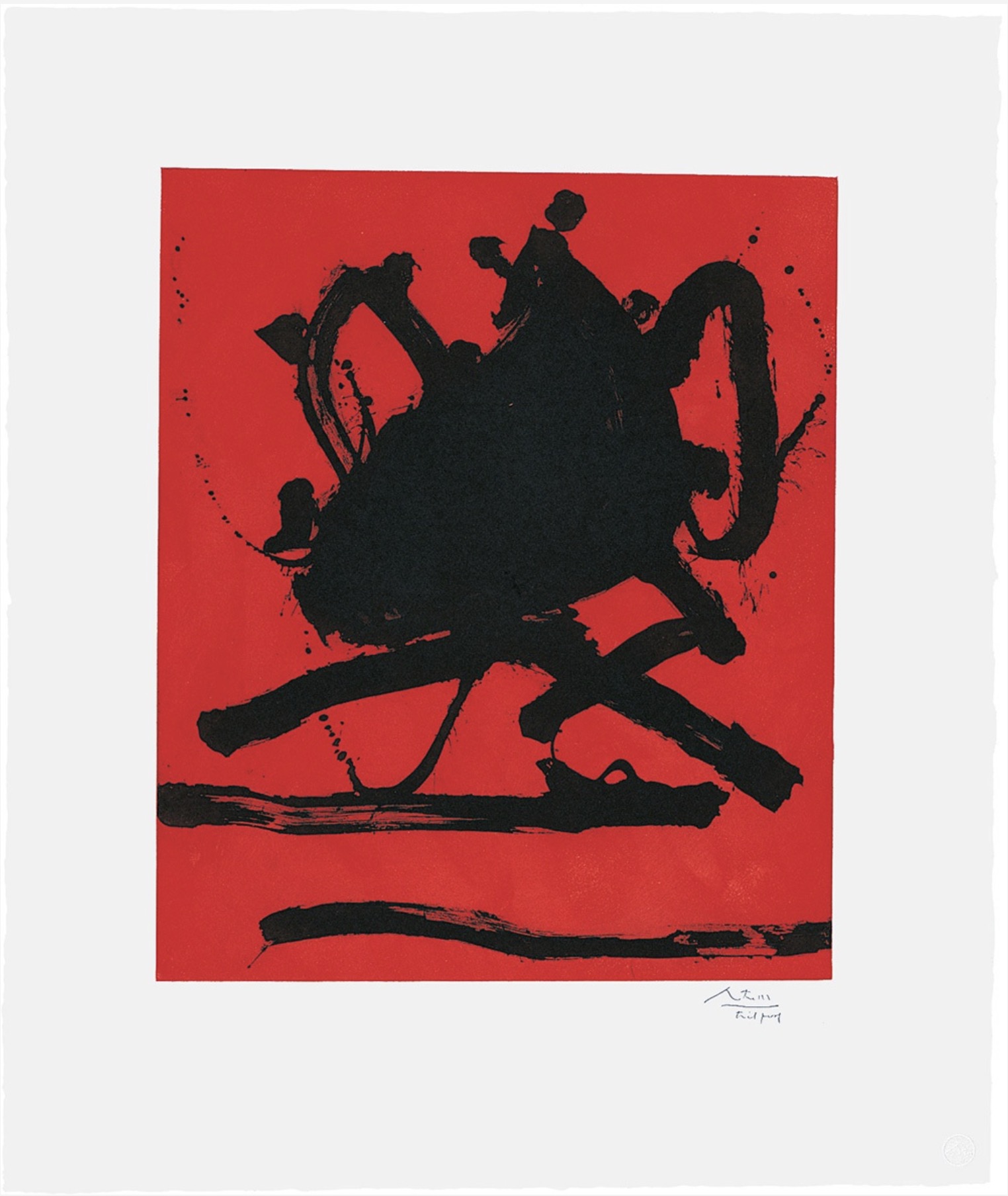 Red Sea II by Robert Motherwell