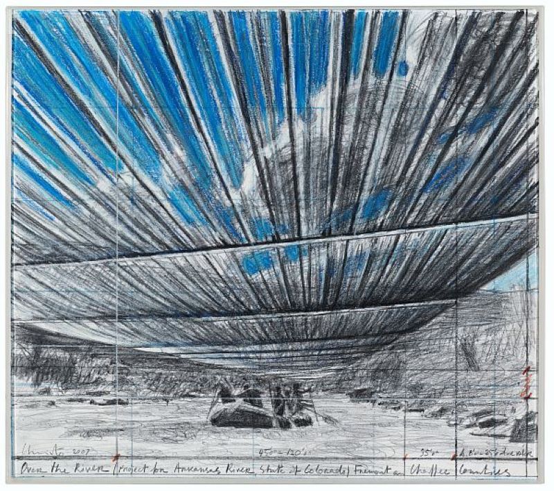 Over the River B by Christo