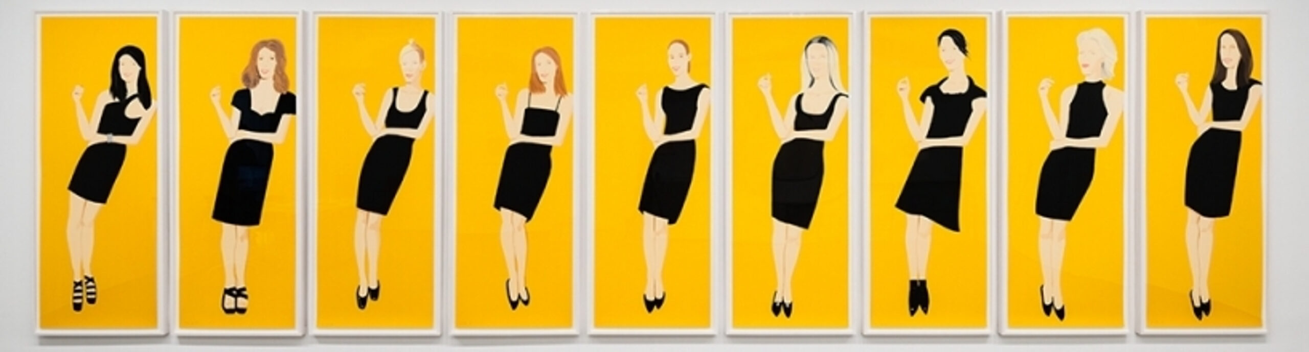 Black Dress (Portfolio of 9) by Alex Katz