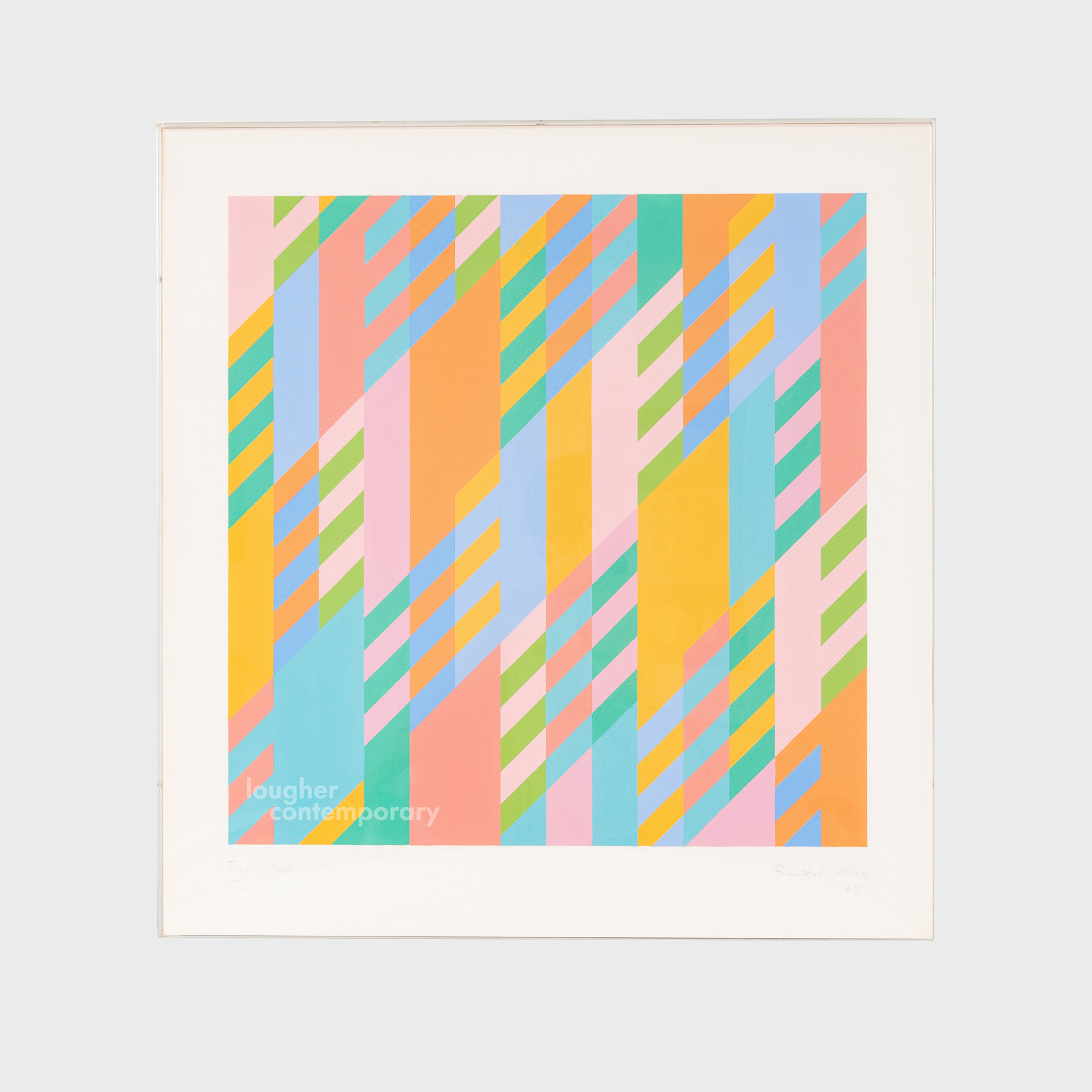 Basic Study June 26, 1987 by Bridget Riley