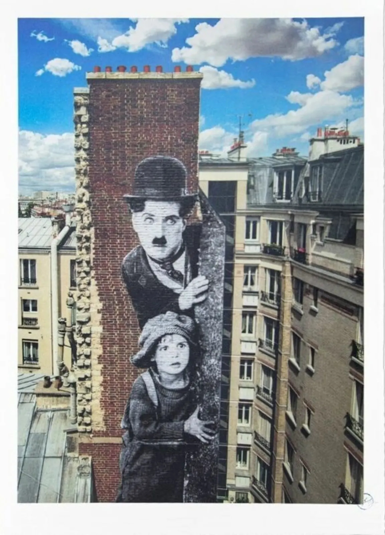 Charlie Chaplin Revu Par JR, The Kid by JR