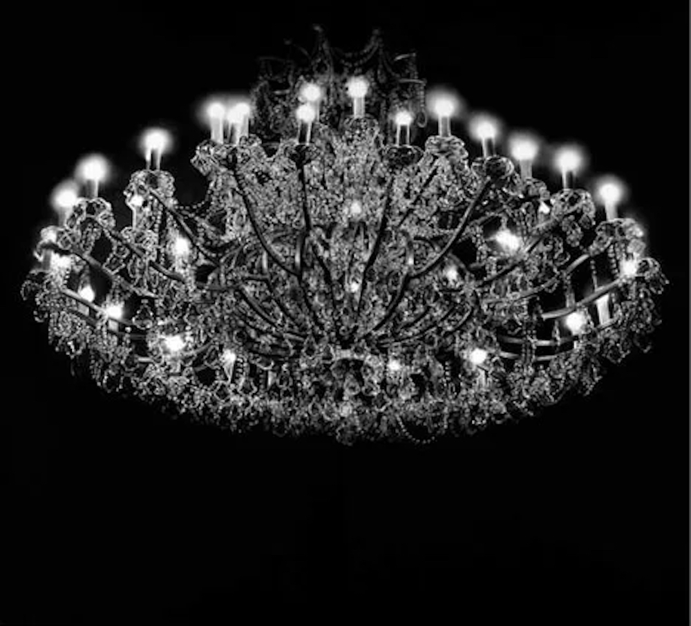 Crystal Chandelier by Robert Longo