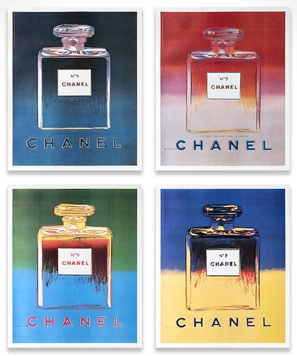 Chanel No.5 Set of Four by Andy Warhol