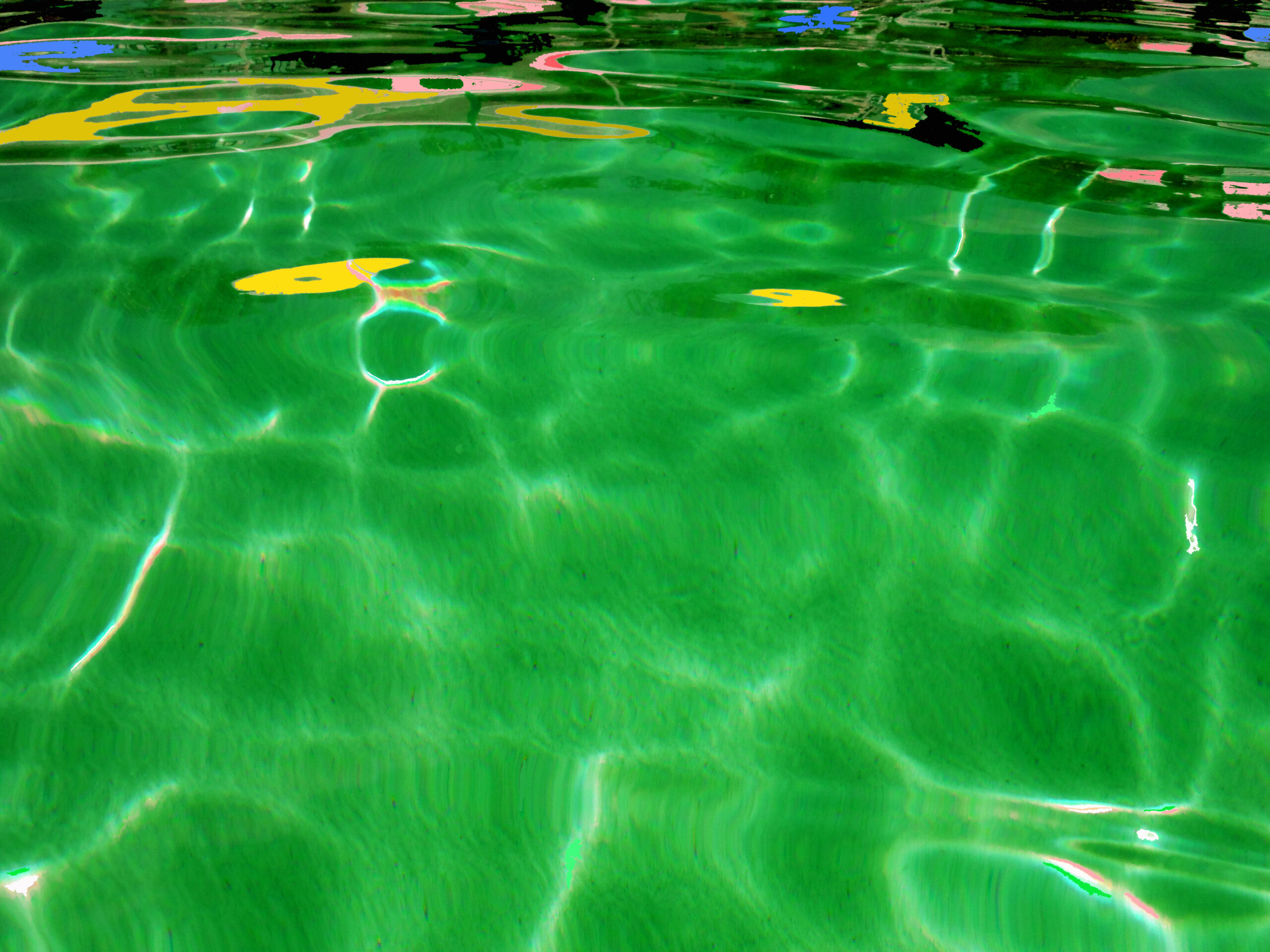 Pool Water Series #8. Florida by Clifford Singer