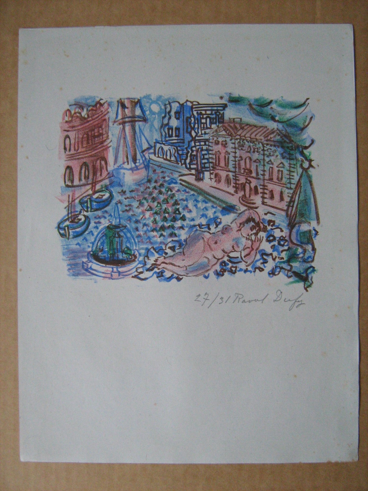 Eloge de Raoul Dufy. Orné de gravures originales. by Raoul Dufy