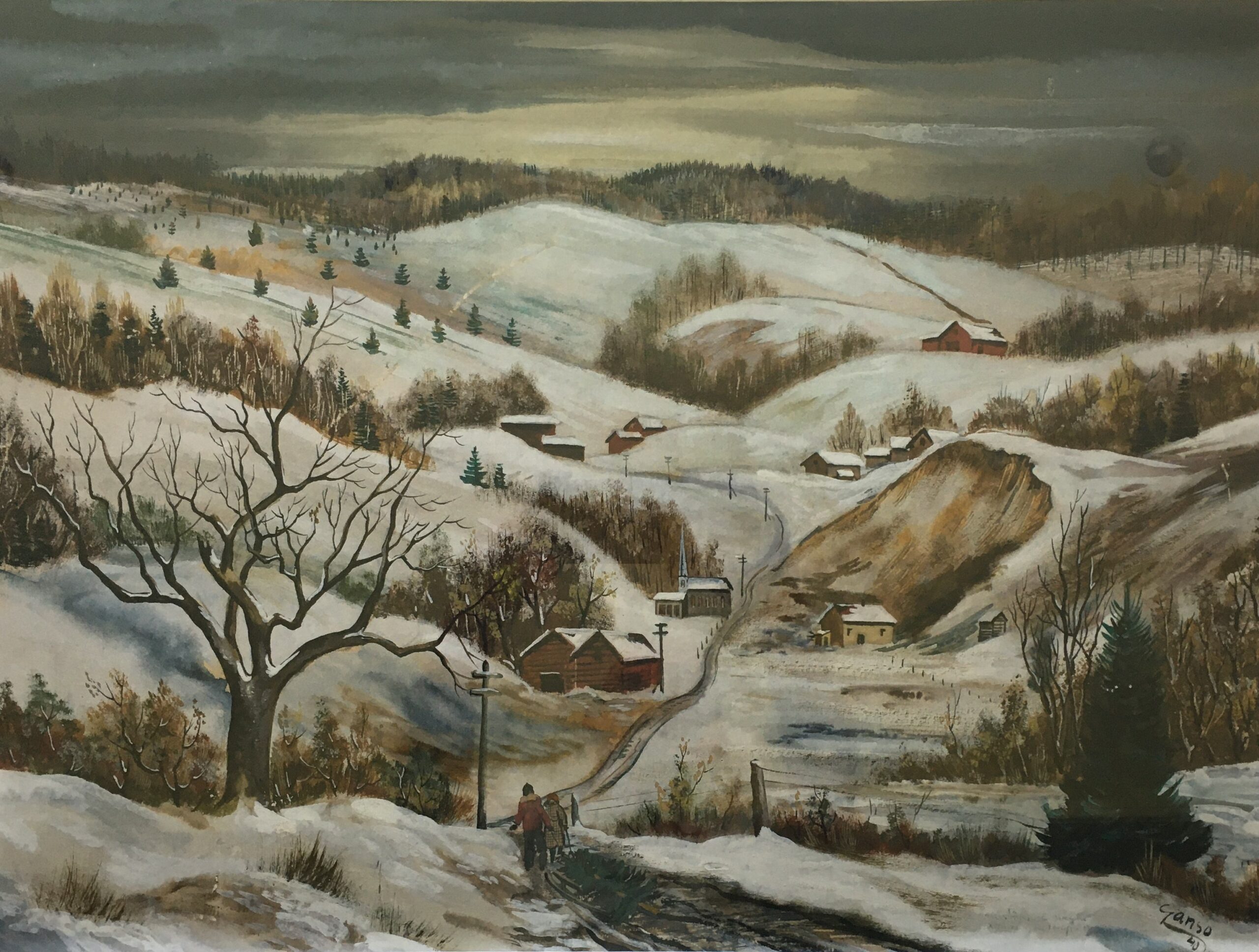 Winter Landscape by Emil Ganso