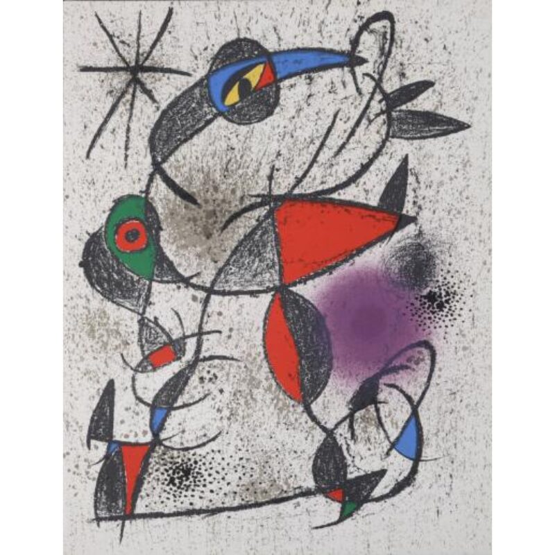 Jaillie du calcaire by Joan Miró