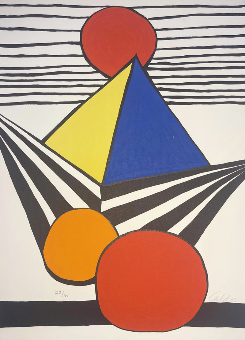 La Pointe du Progrés / The Cutting Edge from La Memoire Elementaire by Alexander Calder