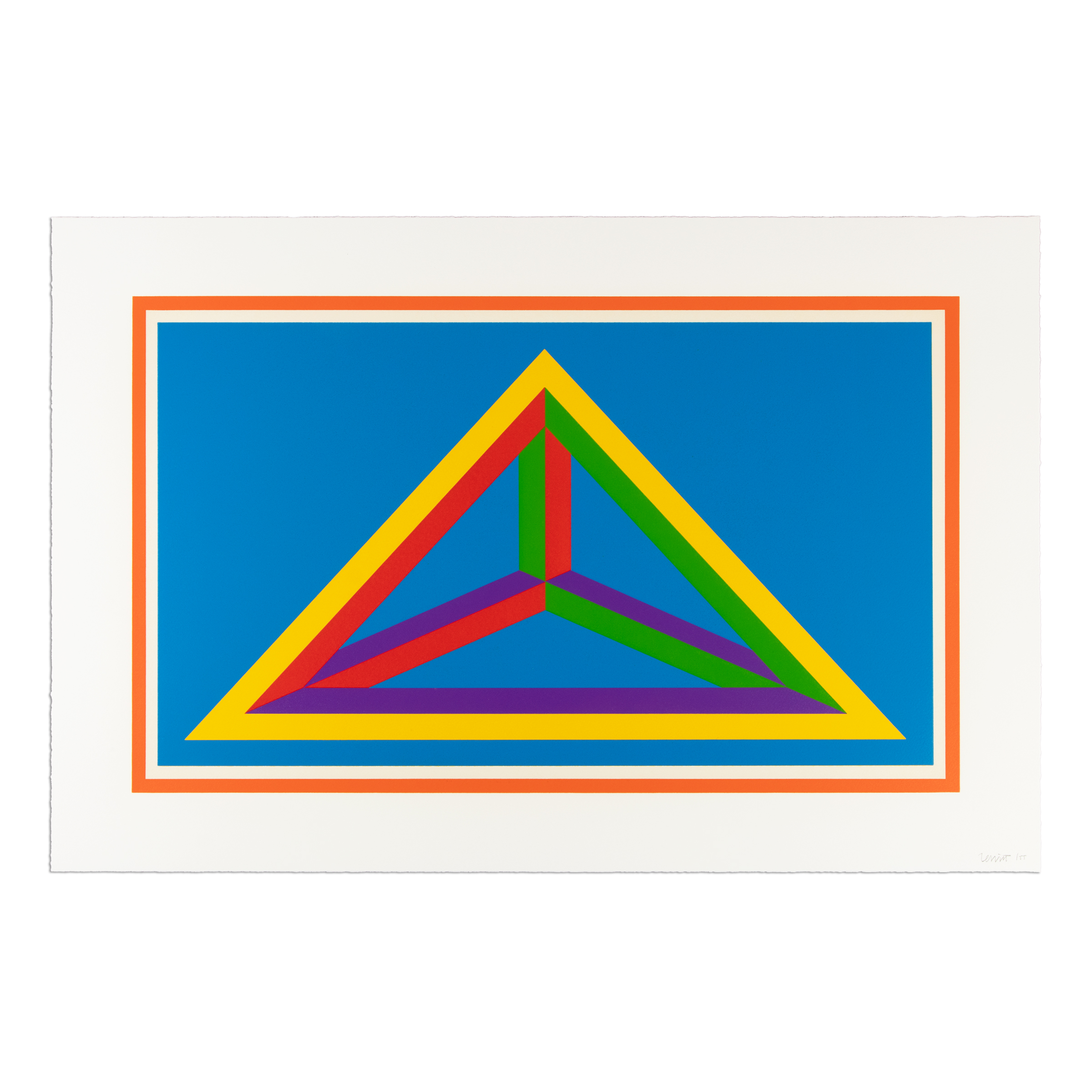 Isometric Figures (Plate V) by Sol LeWitt