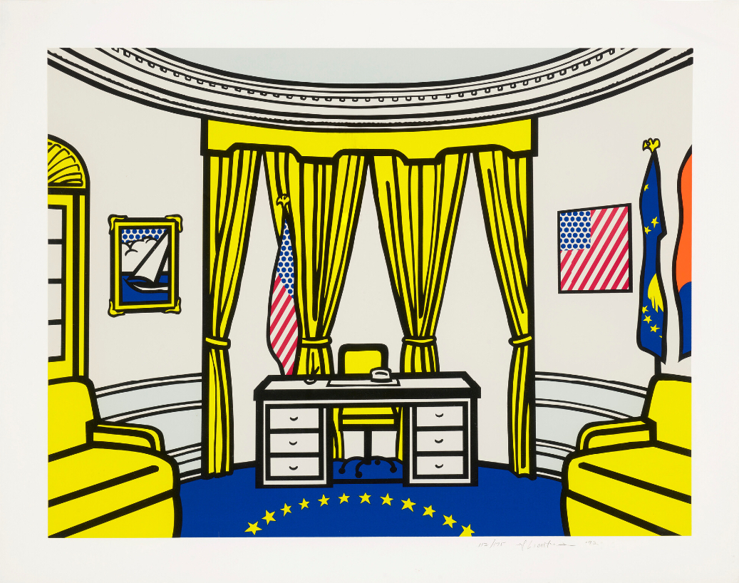 The Oval Office by Roy Lichtenstein