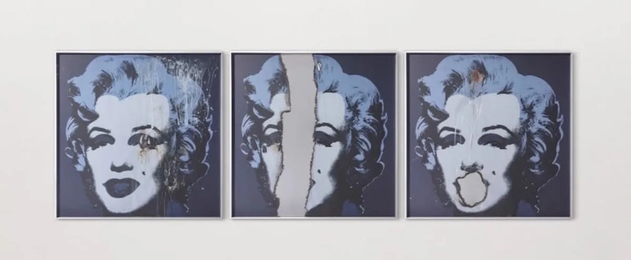 Portrait of Self portrait of a self, as Marilyn (Set of 3) by Douglas Gordon