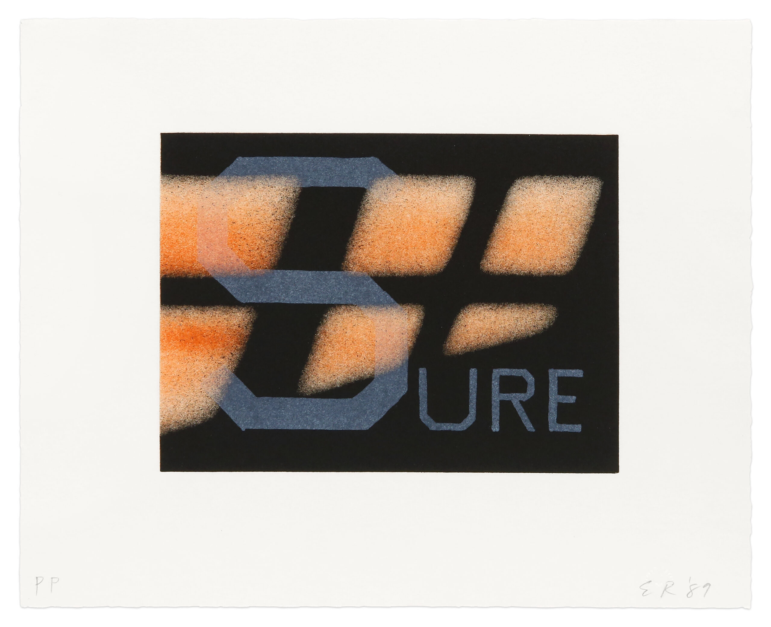 Sure from the That is Right portfolio by Ed Ruscha