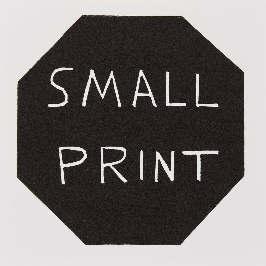 Small Print by David Shrigley