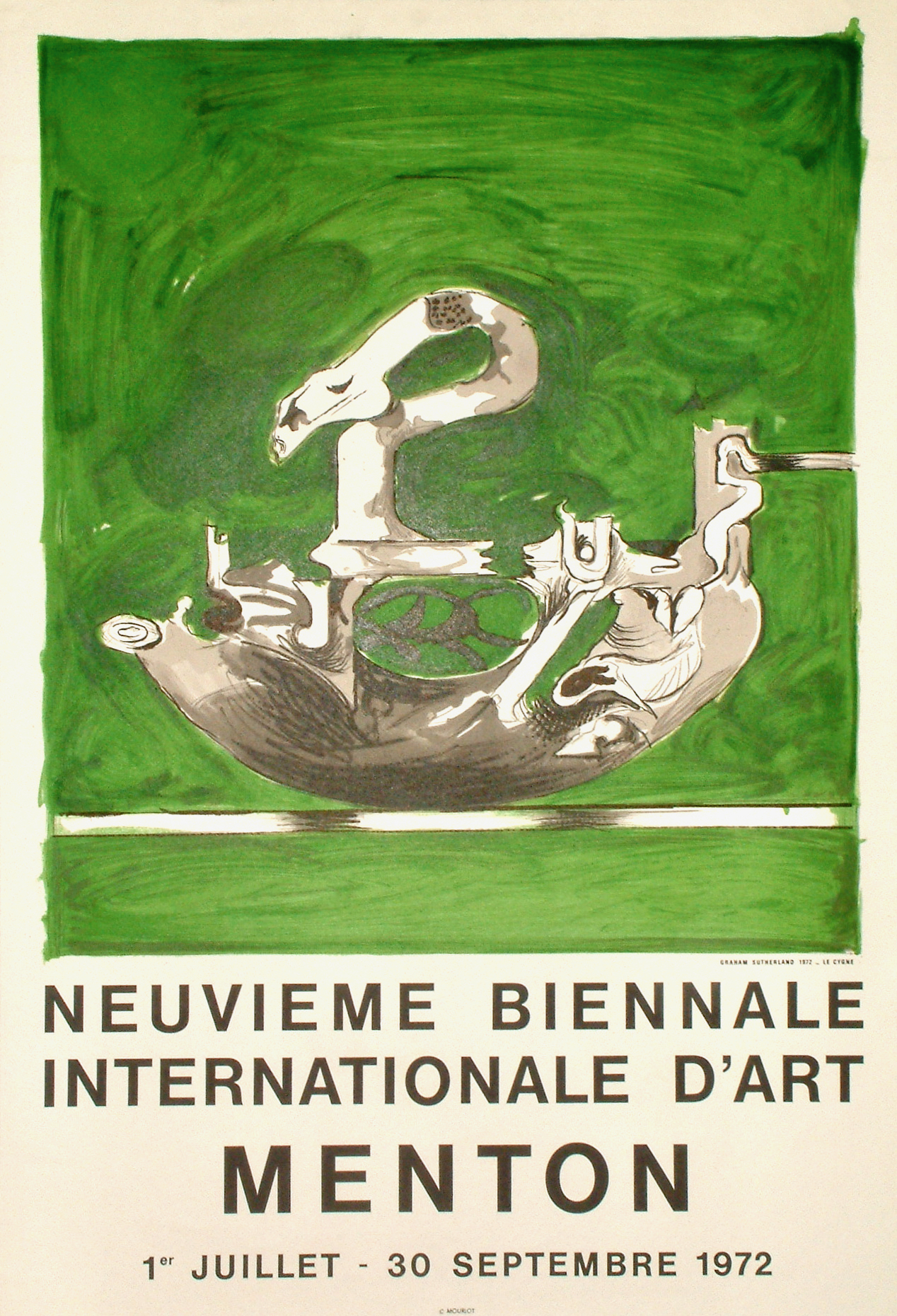 Le Cygne – Neuvieme Biennale Internationale D’art   Menton by Graham Sutherland