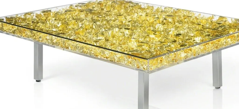 Table “MonoGold™” by Yves Klein