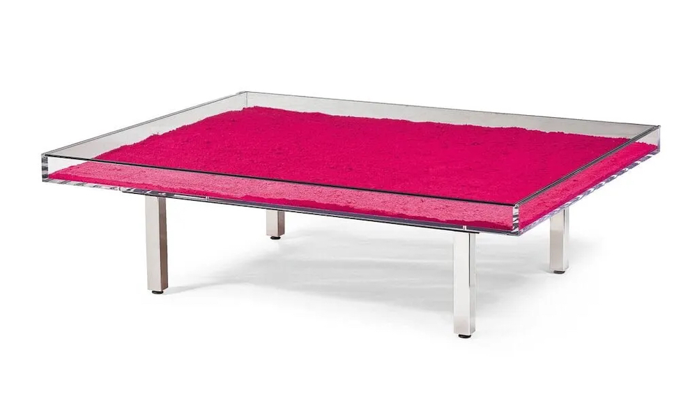 Table “MonoPink™” by Yves Klein