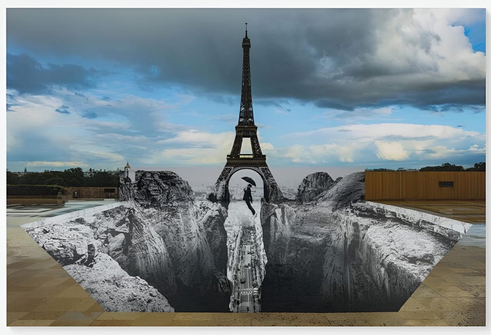 Trompe L’oeil, Les Falaises Du Trocadero, 18 Mai 2021 by JR