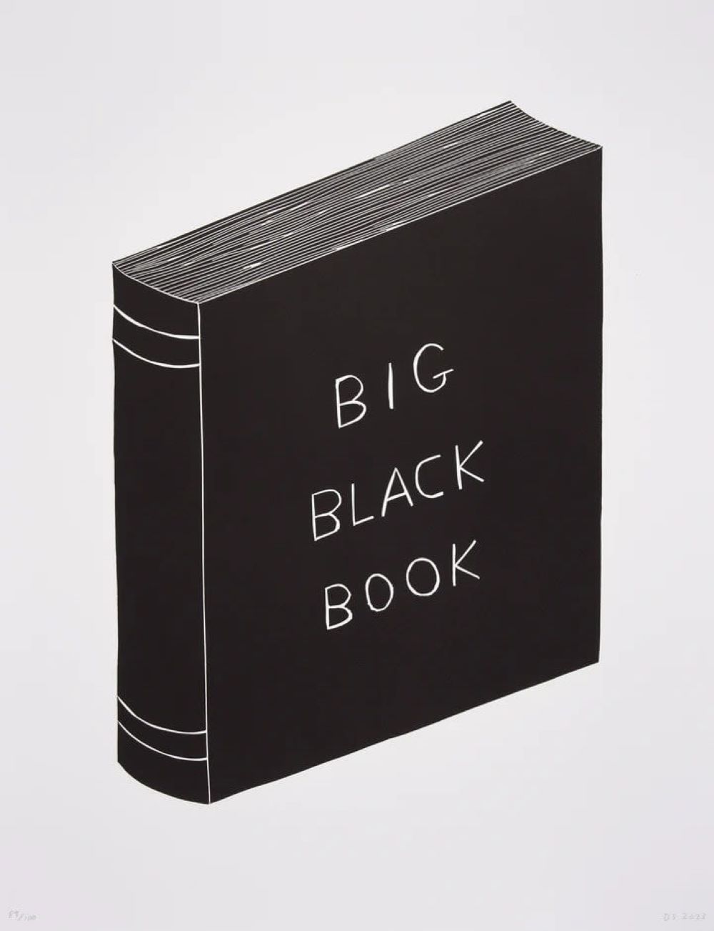 Big Black Book by David Shrigley