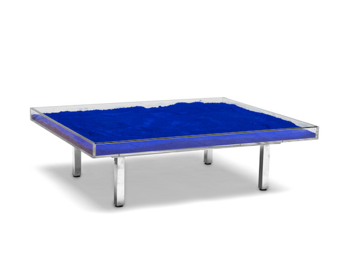 Table ikb by Yves Klein