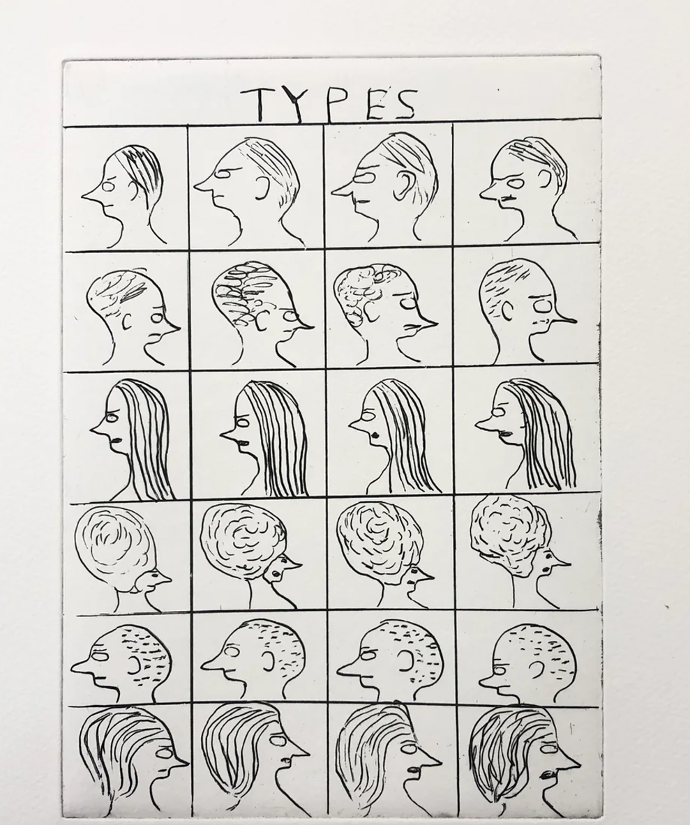 Types by David Shrigley