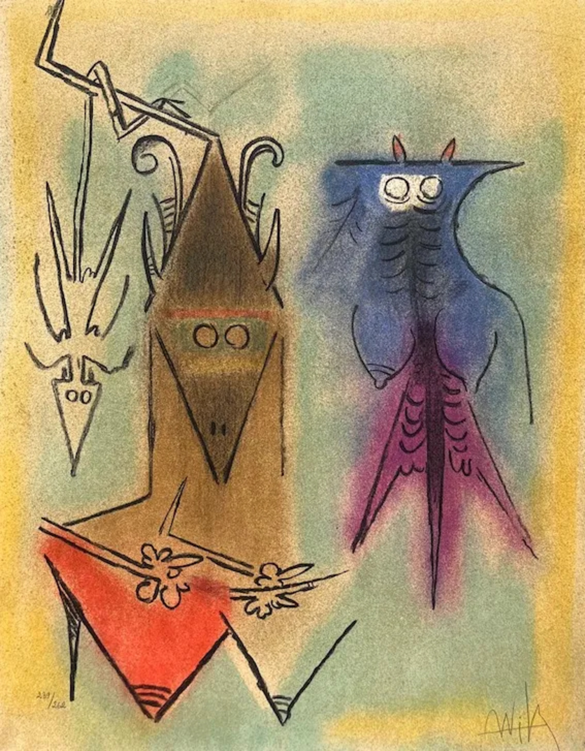 Pleni Luna ( Demons familiers) by Wifredo Lam