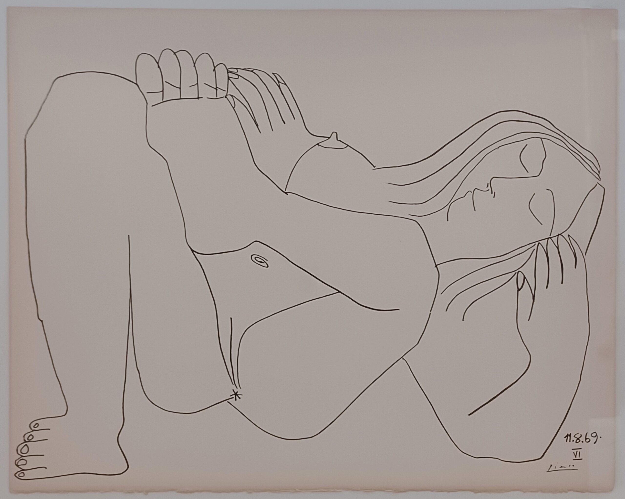 Couples and female nudes VI by Pablo Picasso