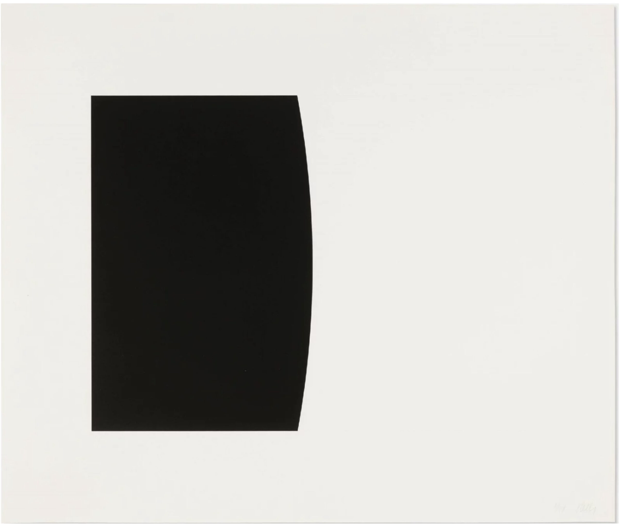 Canigou – from the Third Curve series by Ellsworth Kelly