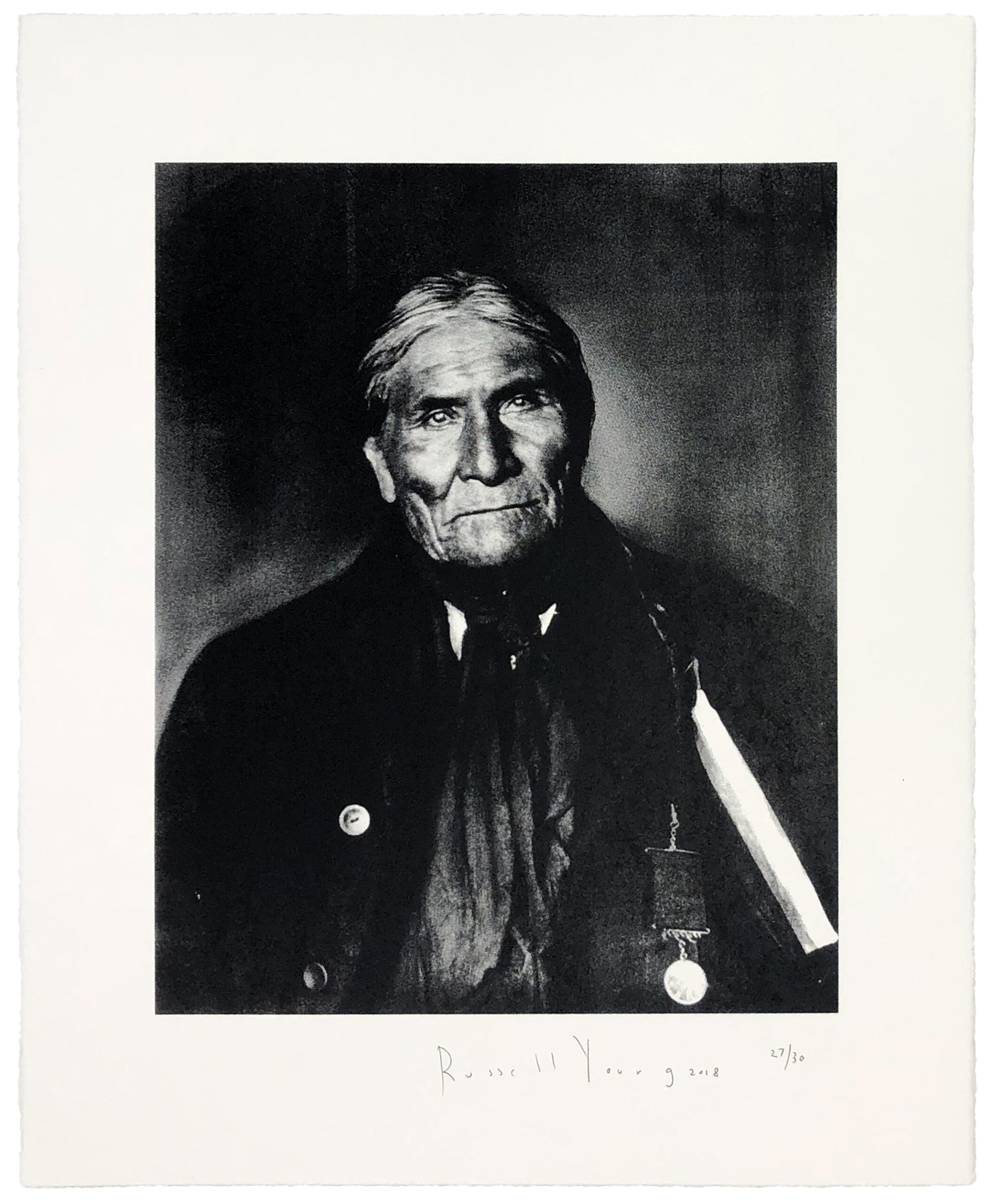 Apache Chief Geronimo by Russell Young