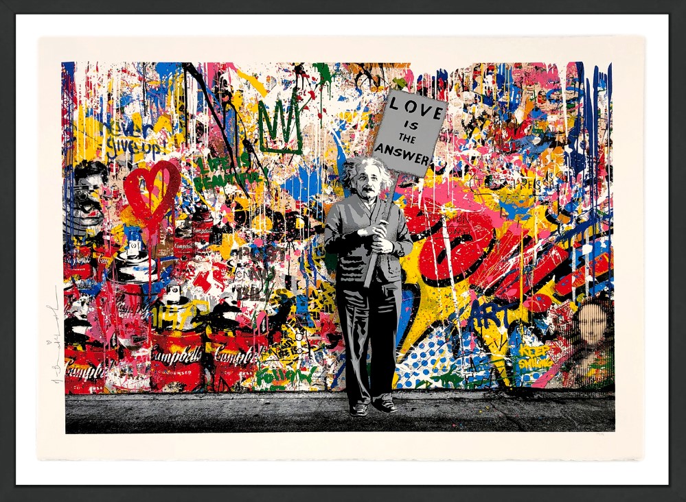 M=bw² – Collage by Mr. Brainwash