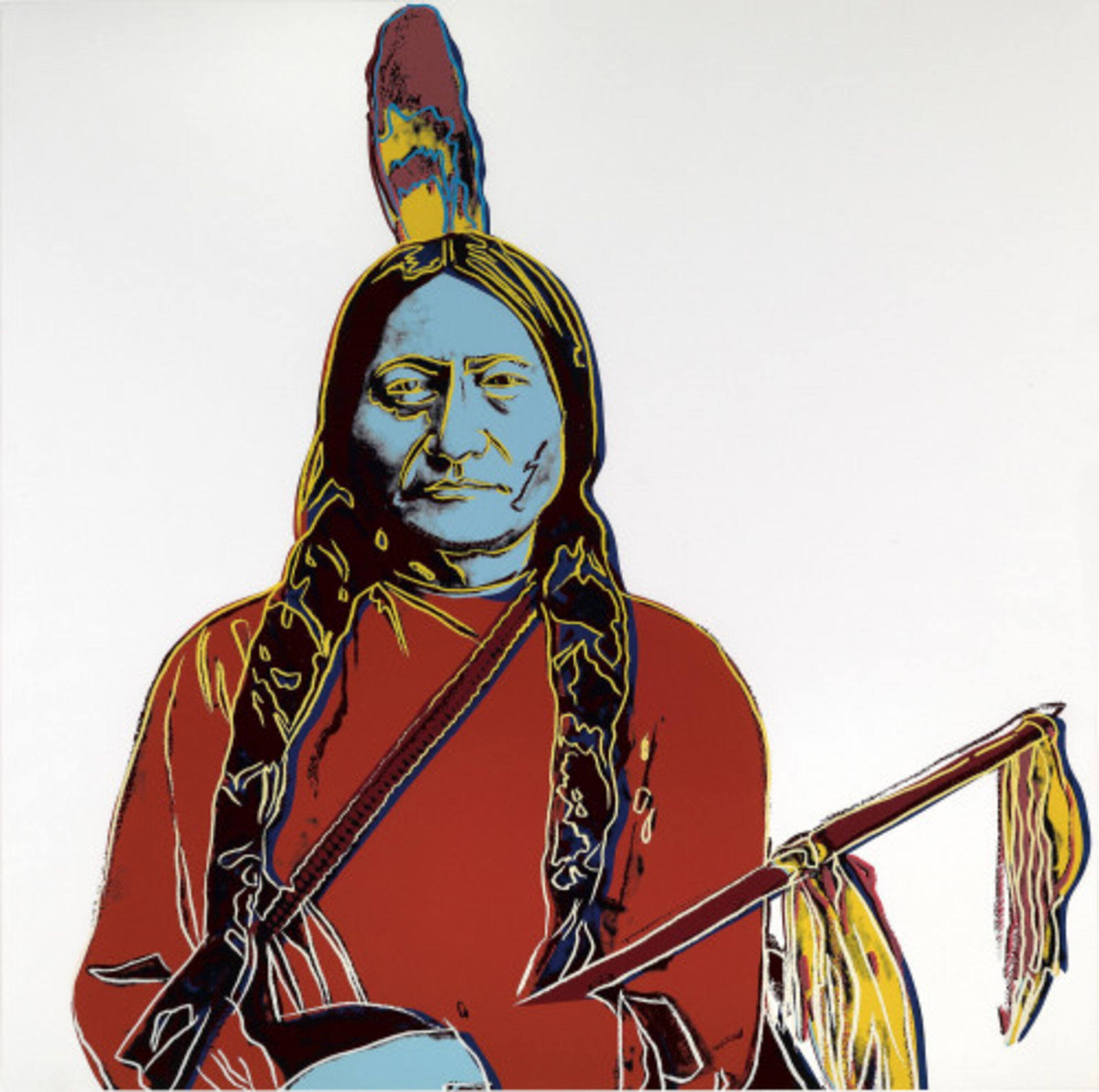 Sitting Bull by Andy Warhol