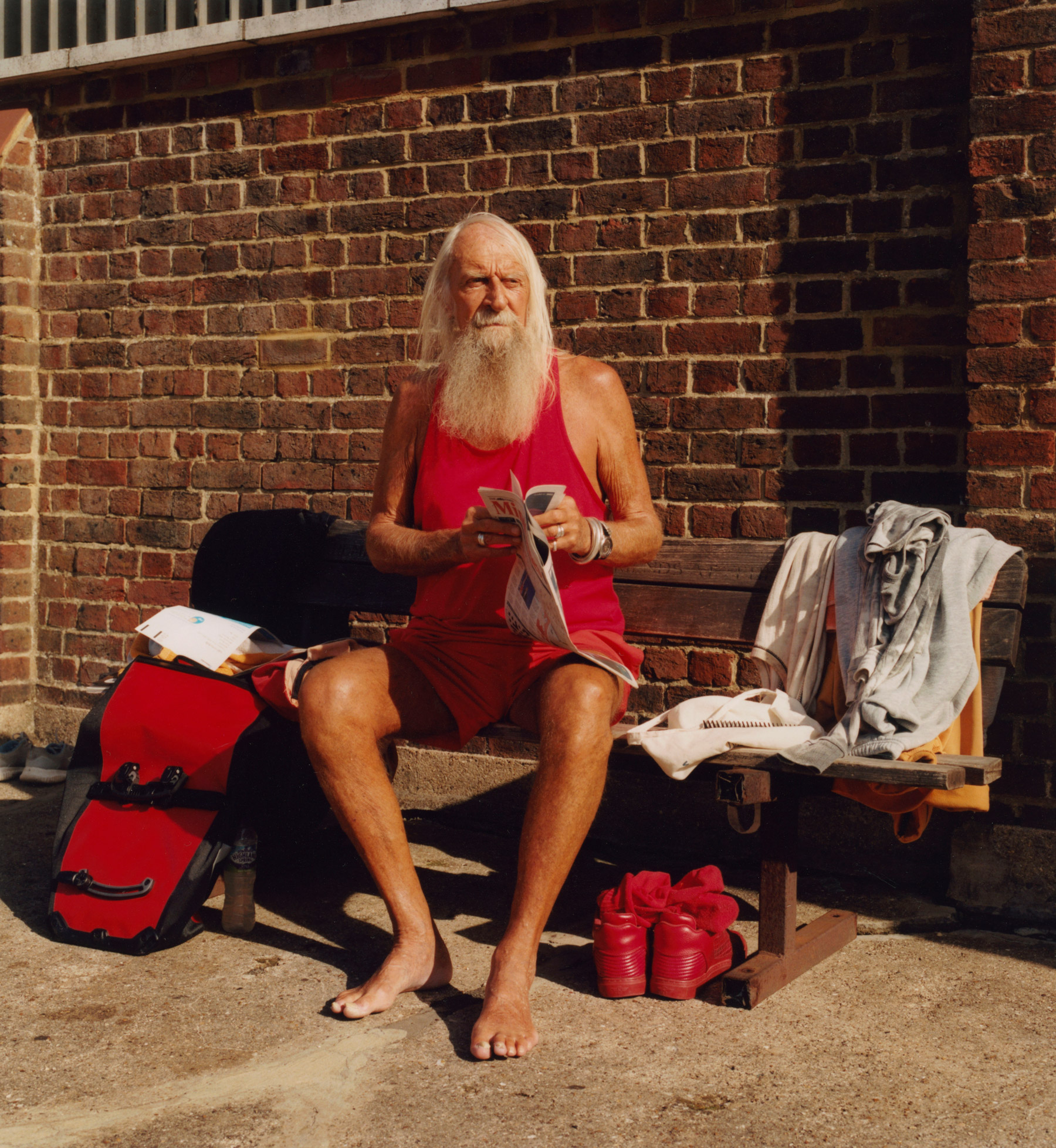 Classic, What’s in the News?, Parliament Hill Lido, Hampstead by Finn Gibson