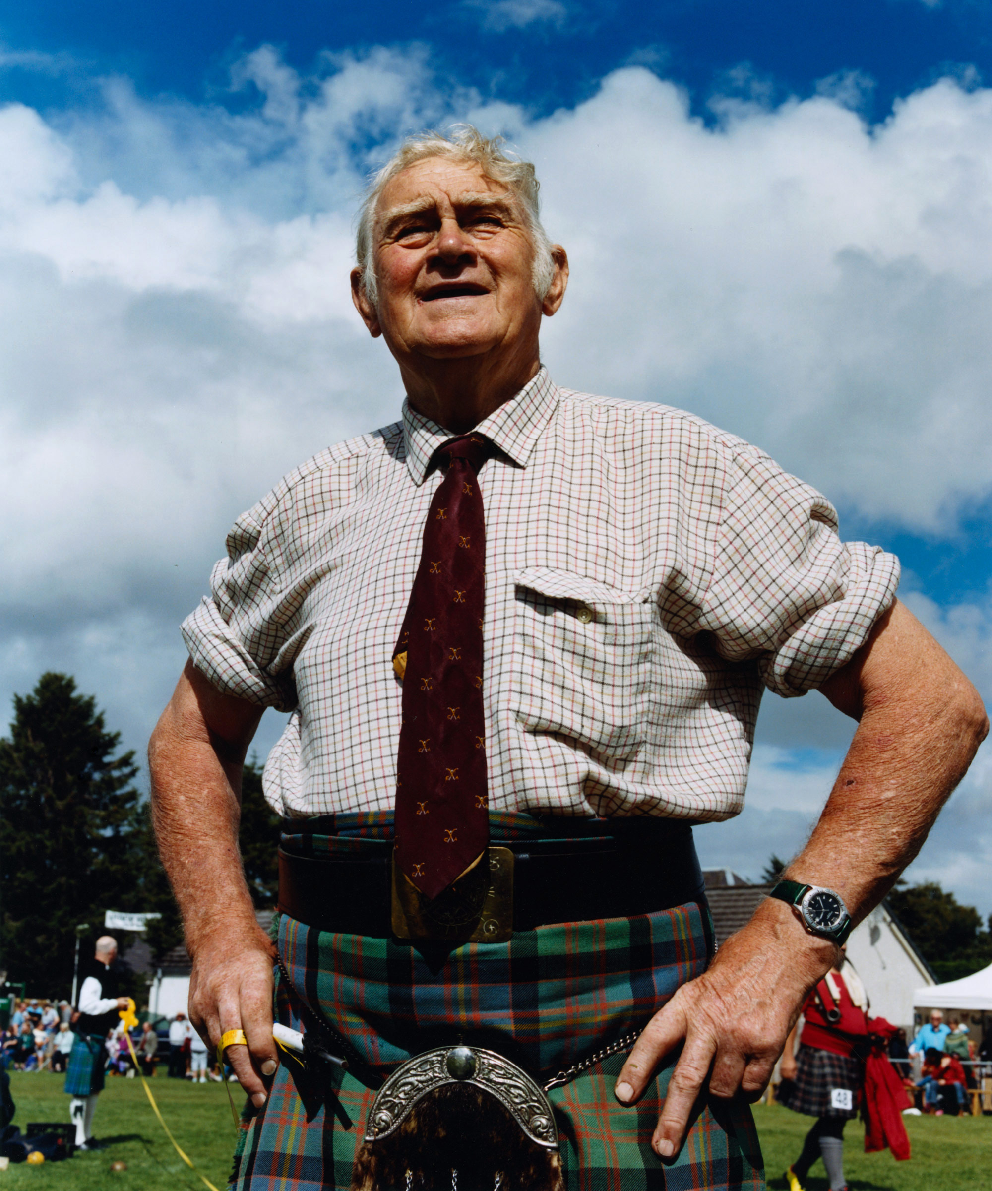 Classic, Shotput Champion, Highland Games, Scotland by Finn Gibson