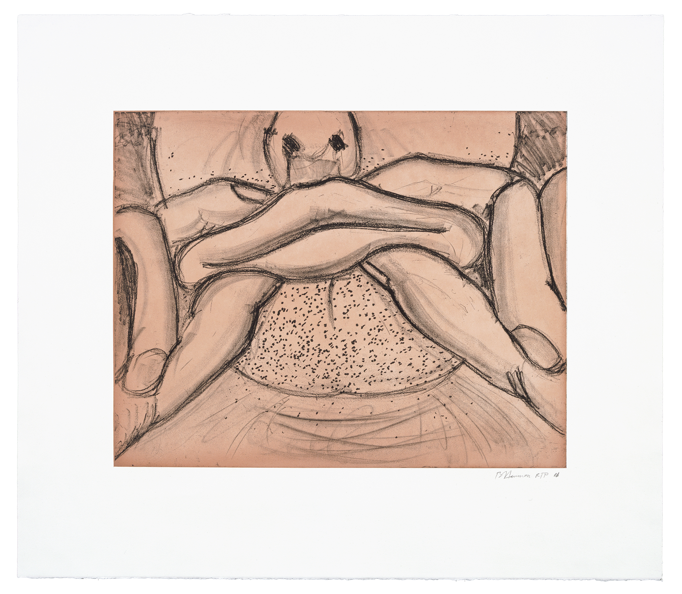 Soft Ground Etching – Coral by Bruce Nauman